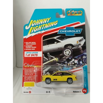 Johnny Lightning 1:64 Chevrolet Citation X-11 1981 bright yellow